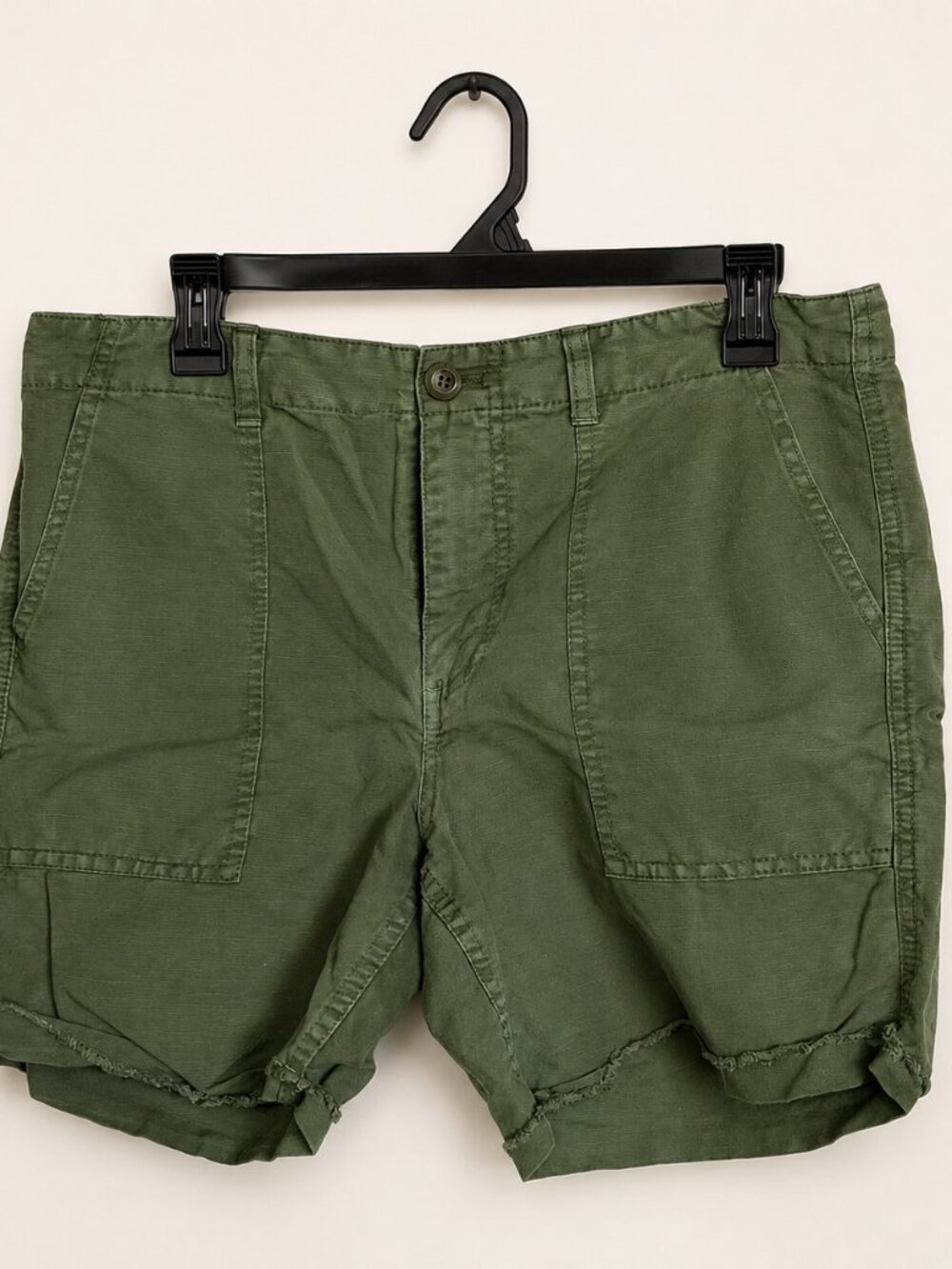 J.Crew Olive Utility Shorts Size 10